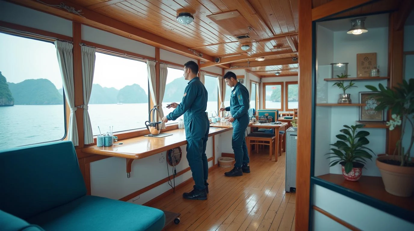 Dịch Vụ Vệ Sinh Tàu Du Lịch